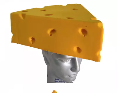 Green Bay Packers Cheese Head Foam Head Hat Cap Headwear • $43.95