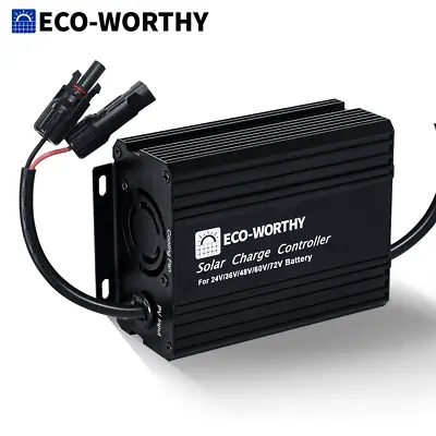 ECO-WORTHY 12A Boost MPPT Solar Charge Controller For 48V/60V/72V Golf Cart • $31.99