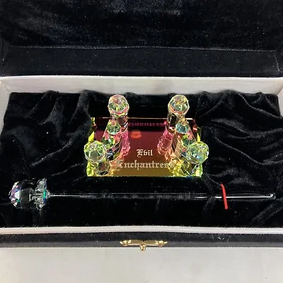 WDCC Evil Enchantress Maleficent Wand & Stand Disney Martine Millan Crystal NOS • $129.99