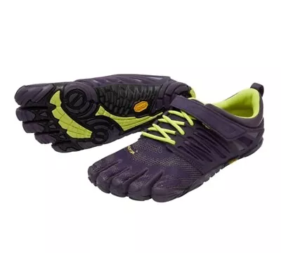 Vibram FiveFingers V Train Women's Shoes Nightshade/ Safety Yellow Size 8-8.5 • $69.95