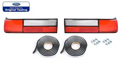 1987-1993 Mustang LX OEM Tail Light Taillights Lenses W/ Clips & Sealer LH RH PR • $219.95