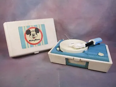 Disney Mickey Mouse Youth Record Player GE General Electric (1970) PARTS ONLY • $12.99