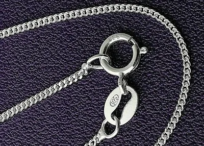 Girls Thin 925 Silver Necklace 14  16  18  20  22  24 Italian Fine Pendant Chain • £4.40