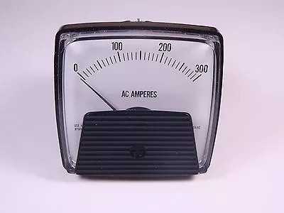 2PB-AAAX-300 CMI Modutec Panel Meter 0-300 AC Amperes 800 Peak-Grnd Crompton NOS • $14.40