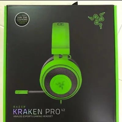 $119 • Buy Brand New Razer Kraken PRO V2 Gaming Headset Oval Black Over-Ear Headphones