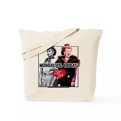 CafePress I Love Lucy Monday Vs. Friday Tote Bag (138204615) • $10.99