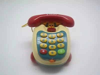 Vintage VTech Talking Musical Numbers  Telephone ENGLISH & SPANISH Toy !!RARE !! • $40