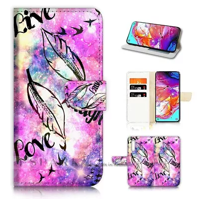 ( For Optus X Power 2 ) Flip Wallet Case Cover AJ21547 Dream Feather • $12.99