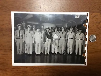 1959 Photo USS Randolph Guest Cruise Armed Forces Staff College Aircraft Carrier • $12.95