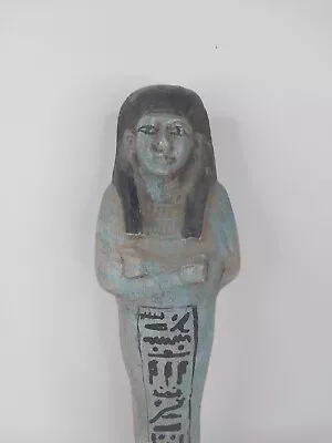 RARE ANTIQUE ANCIENT EGYPTIAN Old Ushabti Servant Minions Dead Mummy Statue • $149