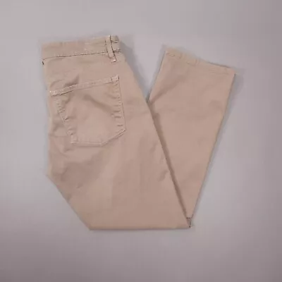 J Brand KANE Straight Jeans Pants Mens 34X29 Auburn Brown Stretch Cotton Lbl 33 • $24.88