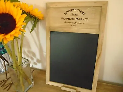 £14.99 • Buy Rustic Country Farmers Market Chalk Board Blackboard Kitchen Planner Memo Plaque