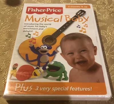 FISHER PRICE - Fisher Price - Musical Baby - DVD - Color Ntsc Sealed New • $18