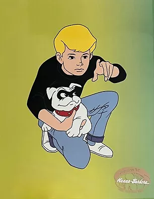 JONNY QUEST Sericel Cartoon Animation Art Cel 11  X 14  Hanna Barbera • $99.99