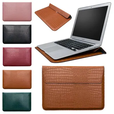 Crocodile Leather Sleeve Bag Envelope Case For MacBook 11 13 15'' Laptop Cover  • $10.69