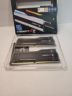 G.SKILL Trident Z5 RGB 64GB (2 X 32GB) 288-Pin PC RAM DDR5 6400 (PC5 51200) • $190