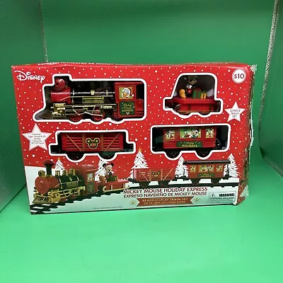 Disney Mickey Mouse Holiday Express 12-Piece Ready To Play Train Set Open Box • $0.99