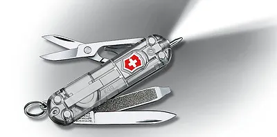 Victorinox Swiss Army Signature Lite Silver Tech Pocket Knife 54752/0.6226.t7-x3 • $47.98