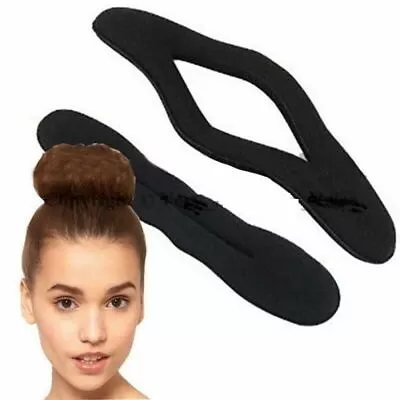 £2.98 • Buy Magic Hair Bun Maker Styling Bun Maker Twist Curler Tool Donut Wedding Accessory