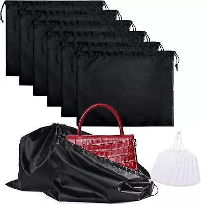 6 Pack Dust Bags For HandbagsPurse Bags For StorageDust Cover BagSilk Bags... • $20.99