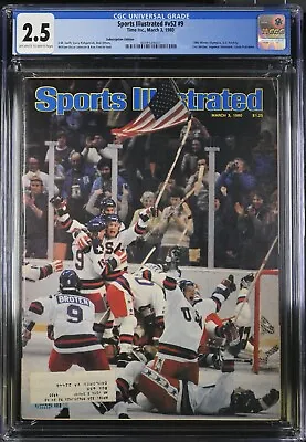 CGC Graded Sports Illustrated March 3 1980 Hockey Olympics USA 2.5 • $99