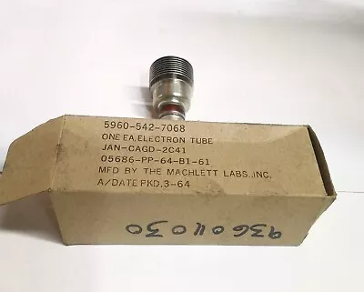 X2 LOT TRIODE ELECTRON TUBE P/N 2C41 MFR. MACHLETT (JAN-CAGD-2C41) • $250