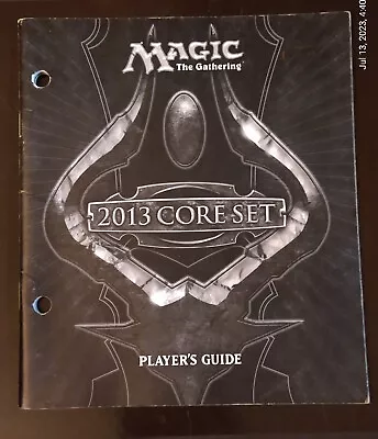 Magic The Gathering Player's Guide - 2013 Core Set - Fat Pack Bundle Book Only  • $9.99