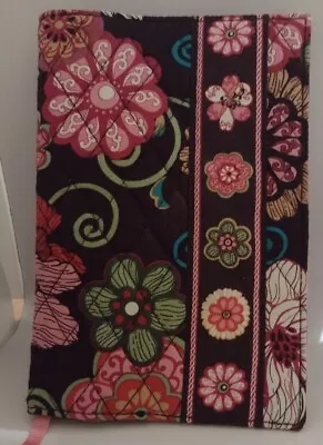 Vera Bradley Small Book Cover Bookmarker Brown Colorful Flowers Pre-owned  • $12