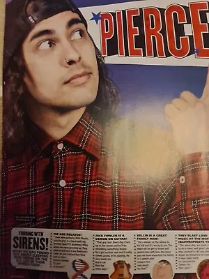 Vic Fuentes Pierce The Veil  / Austin Of Mice Men A4 Poster Kerrang Magazine Uk  • $6.83