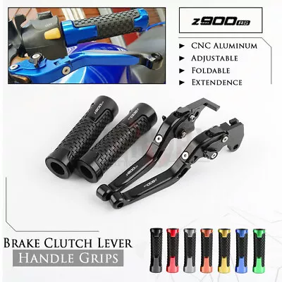 Adjust Folding Brake Clutch Levers Handle Grips Set For KAWASAKI Z900RS 18-19 • £39.31