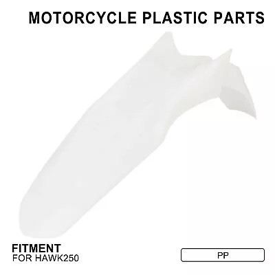 Dirt Bike Front Fender Mud Guard PP Plastic For Hawk 250 Motorcycle White • $26.99