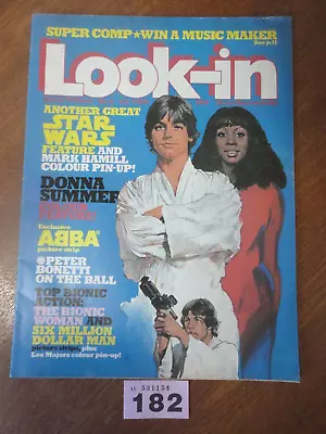 No. 6 February 1978 Look In Magazine - STAR WARS  Donna Summer  LEE MAJORS • £14.95