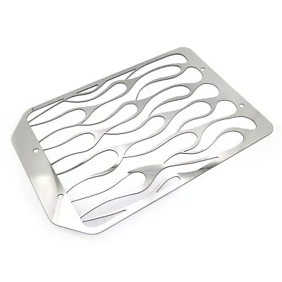 Stainless Flame Radiator Grille Cover For Kawasaki Vulcan VN 1500/VN 1700 Chrome • $49.67