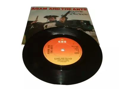 Adam And The Ants – Stand & Deliver – 7  Vinyl – 1981 – CBS A1065 • £2.50