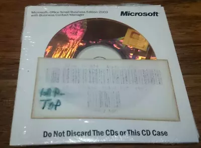 Microsoft Office Sbe 2003 W/ Bcm Small Business Edition Sealed Dell • $20