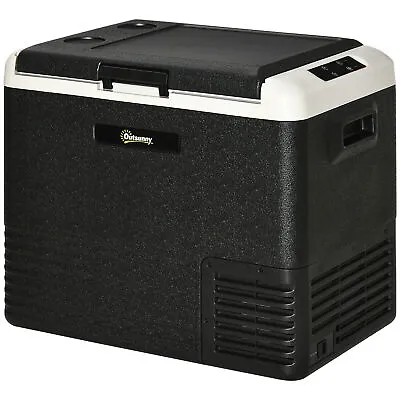 Outsunny 50L Car Refrigerator 12V Portable Freezer For Camping Driving Picnic • £179.99