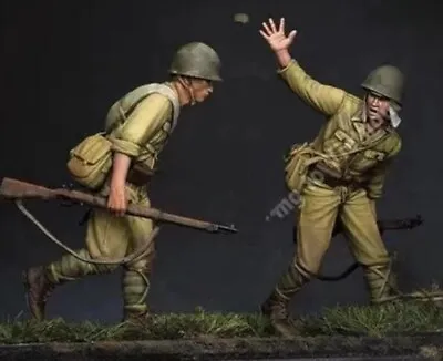 1/35 Resin WWII Japanese 2 Soldiers Unpainted Unassembled 579R • $14.99