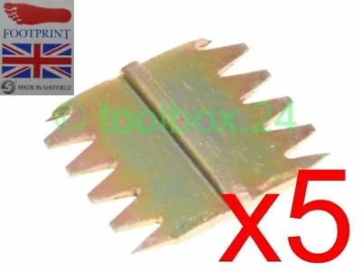 5 X FOOTPRINT Heavy Duty Scutch Chisel Combs 25mm (1 ) Wide Comb • £5.99