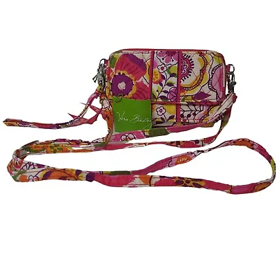 Vera Bradley All In One Crossbody Wristlet Clementine Floral Quilted New W Tags  • $32.97