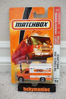Brand New Matchbox 2008 Emergency Response '08 Ford E-350 Ambulance • $0.99