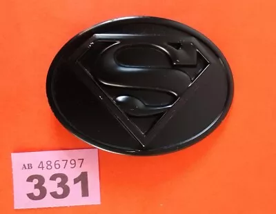 Belt Buckle   Superman Matt Black • £7.95