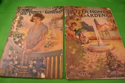 Vintage 19251927Better Homes And Gardens MagazineFull Size AdsColorful Cover • $12.75