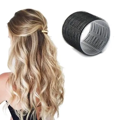 8x EXTRA LARGE SELF GRIP HAIR ROLLERS Curling Curls Waves Cling Stick Styling • £8.09