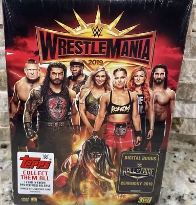 WWE: WrestleMania 35 DVD (2019) ~ 3 Disc Set *NEW/SEALED* FREE SHIP W/Slipcover • $15.95