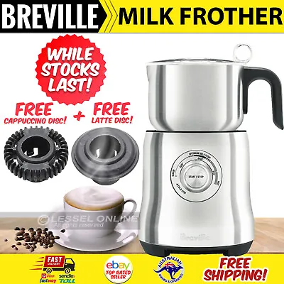Electric Milk Frother Heater Coffee Foamer Handheld Frothing Stainless Steel Jug • $299.99