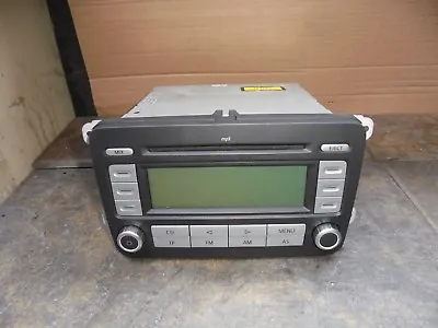 Vw Volkswagen Rcd 300 Ff Mp3 Radio Stereo Cd Player 1k0035186ae / 9.18491-8351 • $73.15