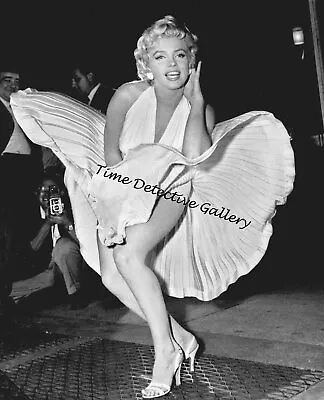 Marilyn Monroe In The Seven Year Itch (1) Skirt Blowing Up - Vintage Photo Print • $10