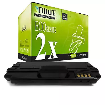 2x Eco Cartridge For Samsung ML-1630-W SCX-4500-W • £54.56