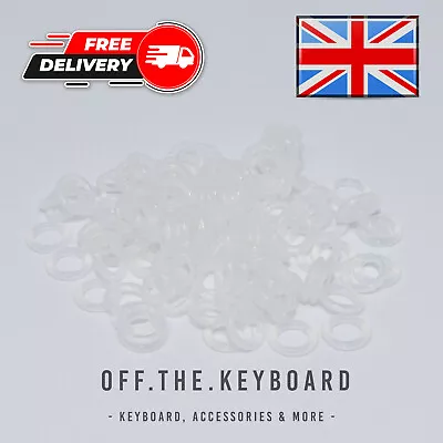 £2.99 • Buy 110Pcs O-Rings Keyboard Switch Dampeners 1.5mm Clear For Cherry MX Keycaps