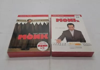 MONK Season 4 & 5 TONY SHALHOUB Factory Sealed Sealed • $11.95